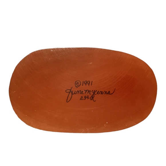 Vintage 1991 June McKenna Santa Claus 40 Winks Milk Cookie Christmas Woo… - Picture 7 of 7